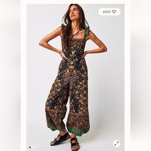Free People Jumpsuit sz M multicolored